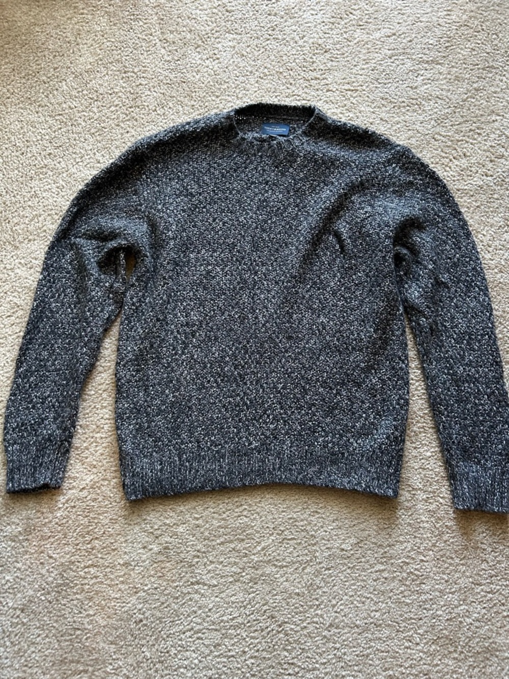 Men's Charcoal Heather Crewneck Sweater